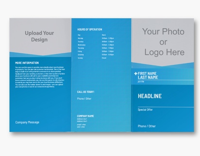 Design Preview for Design Gallery: Modern & Simple Custom Brochures, 8.5" x 14" Tri-fold