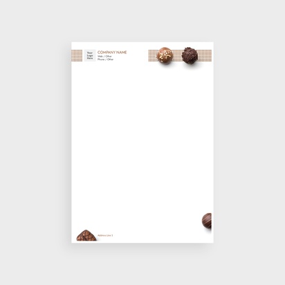 Design Preview for Design Gallery: Food & Beverage Bulk Letterheads