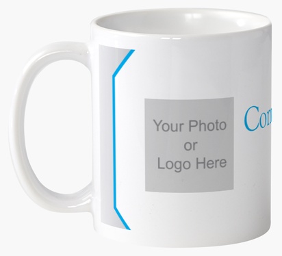 Design Preview for Design Gallery: Finance & Insurance Personalised Mugs, 325 ml  Wrap-around