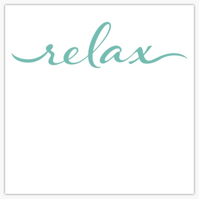 Design Preview for Design Gallery: Massage & Reflexology Acrylic Signs, 6" x 6"