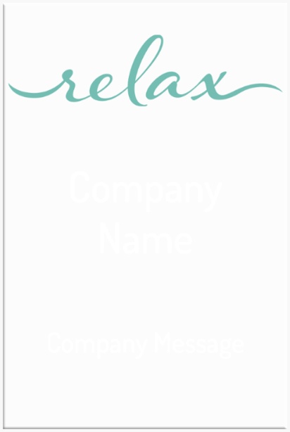 Design Preview for Design Gallery: Spas Acrylic Signs, 12" x 18"