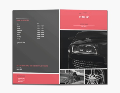 A detailing automotive gray pink design for Modern & Simple