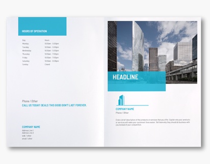 Design Preview for Design Gallery: Recruiting & Temporary Agencies Custom Brochures, 11" x 17" Bi-fold