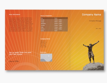 Design Preview for Design Gallery: Therapy Custom Brochures, 8.5" x 14" Tri-fold