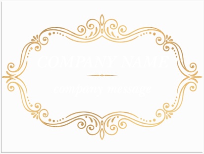 A hair salon frame yellow white design for Elegant