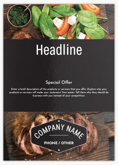 Design Preview for Design Gallery: Farmers Market Flyers & Leaflets,  No Fold/Flyer A6 (105 x 148 mm)