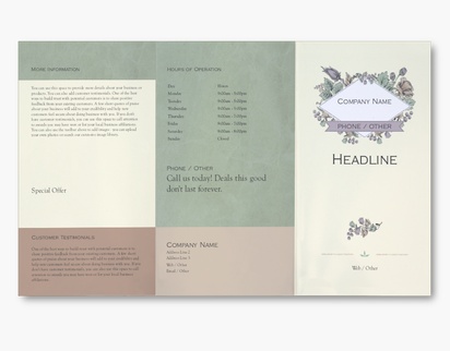 Design Preview for Design Gallery: Retro & Vintage Custom Brochures, 9" x 16" Tri-fold