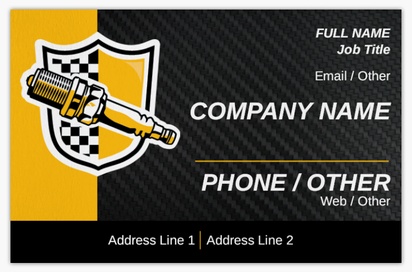Design Preview for Design Gallery: Car Parts & Tyres Natural Uncoated Business Cards