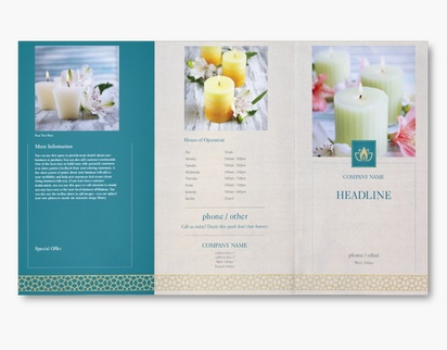 Design Preview for Design Gallery: Holistic & Alternative Medicine Custom Brochures, 9" x 16" Tri-fold