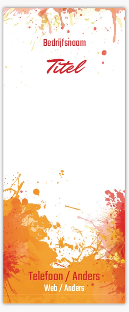 Voorvertoning ontwerp voor Ontwerpgalerij: Opvallend en kleurrijk Roll-up banners, 85 x 206 cm Economy