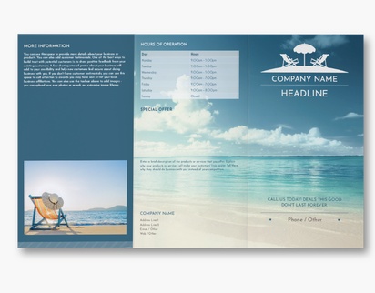 Design Preview for Design Gallery: Spas Custom Brochures, 8.5" x 14" Tri-fold