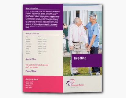 Design Preview for Community Living Custom Brochures Templates, 9" x 8" Bi-fold