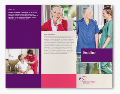 Design Preview for Design Gallery: Community Living Custom Brochures, 8.5" x 11" Z-fold