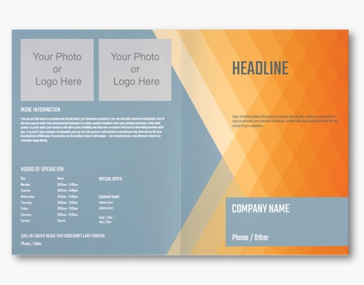 Design Preview for Design Gallery: Customer Service Custom Brochures, 11" x 17" Bi-fold