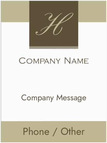 Design Preview for Design Gallery: Business Services Acrylic Signs, 18" x 24"