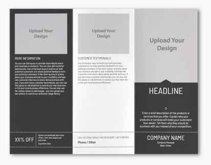 Design Preview for Design Gallery: Art Galleries Custom Brochures, 8.5" x 11" Z-fold