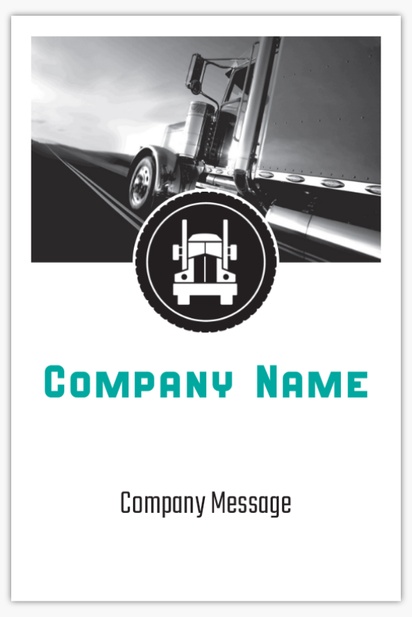 Design Preview for Trucking Plastic Signs Templates, 24" x 36"
