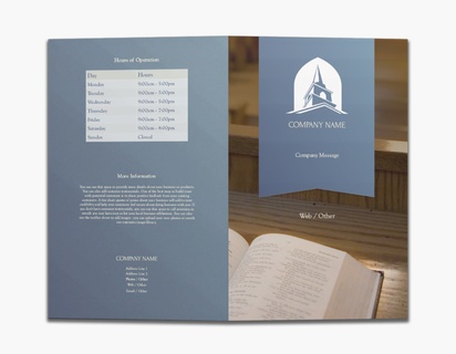 Design Preview for Design Gallery: Religious & Spiritual Custom Brochures, 8.5" x 11" Bi-fold