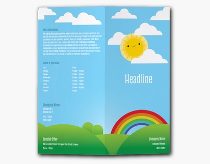 Design Preview for Design Gallery: Education & Child Care Custom Brochures, 9" x 8" Bi-fold