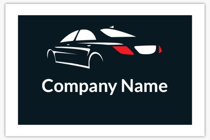 Design Preview for Auto Rental Plastic Signs Templates, 24" x 36"
