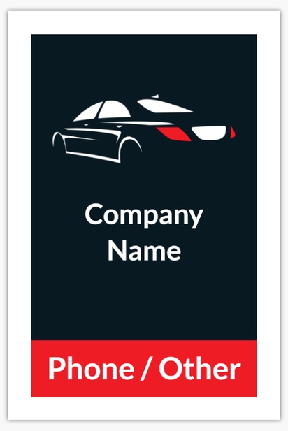 Design Preview for Taxi Service Plastic Signs Templates, 24" x 36"