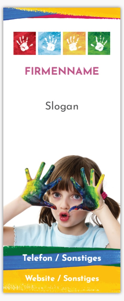 Designvorschau für Designgalerie: Roll-Up-Banner Bildung & Kinderbetreuung, 85 x 206 cm Premium 