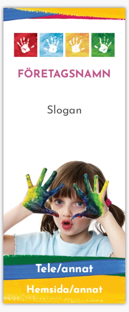 Förhandsgranskning av design för Designgalleri: Barnomsorg och tidig utbildning Roll-ups, 85 x 206 cm Premium 