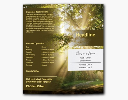 Design Preview for Design Gallery: Religious & Spiritual Custom Brochures, 9" x 8" Bi-fold