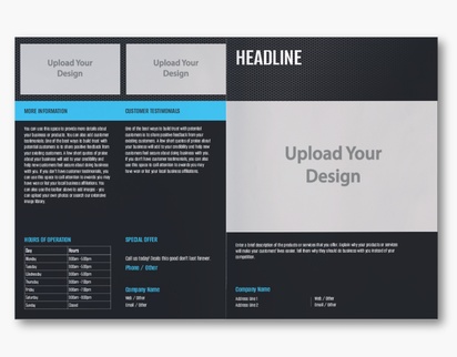 Design Preview for Design Gallery: Sports Medicine Custom Brochures, 11" x 17" Bi-fold
