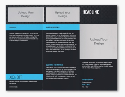 Design Preview for Design Gallery: Personal Training Custom Brochures, 8.5" x 11" Z-fold
