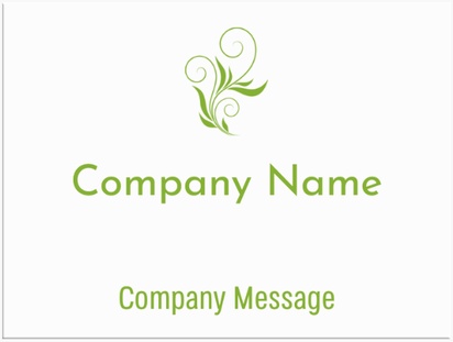 A plant whimsical business cards green design for Elegant
