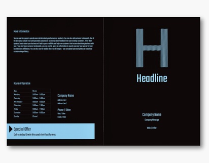 Design Preview for Design Gallery: Business Services Custom Brochures, 11" x 17" Bi-fold