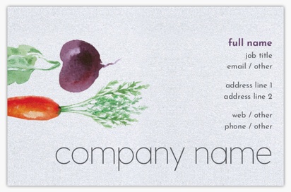Design Preview for Design Gallery: Food Catering Pearl Business Cards