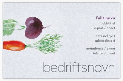 Forhåndsvisning av design for Designgalleri: Økologiske matbutikker Visittkort av perlemorspapir