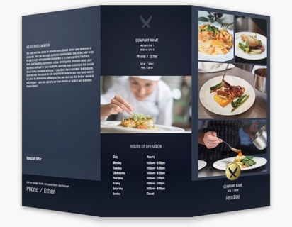 Design Preview for Design Gallery: Conservative Custom Brochures, 8.5" x 11" Tri-fold
