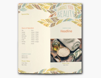 Design Preview for Design Gallery: Holistic & Alternative Medicine Custom Brochures, 9" x 8" Bi-fold