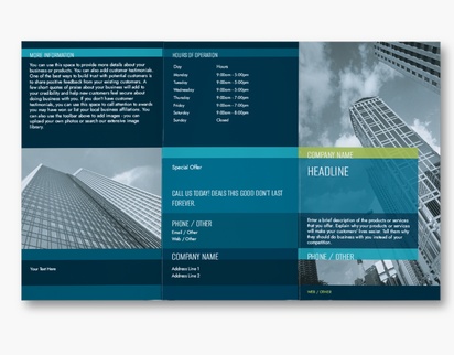 Design Preview for Design Gallery: Secretarial & Administrative Services Custom Brochures, 8.5" x 14" Tri-fold