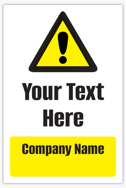 Design Preview for Demolition Plastic Signs Templates, 24" x 36"