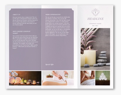 Design Preview for Design Gallery: Skin Care Custom Brochures, 8.5" x 11" Z-fold
