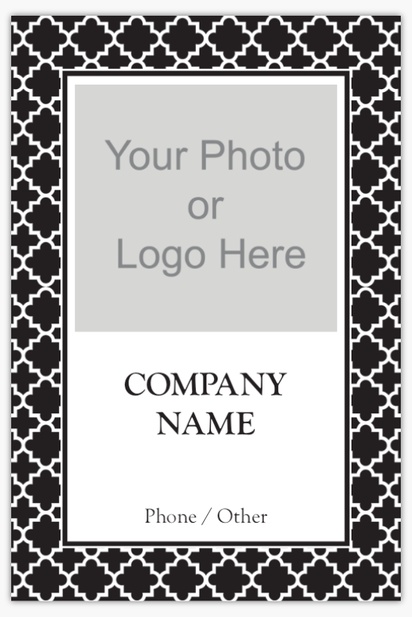 Design Preview for Elegant Metal Signs Templates, Coated white aluminum 24" x 36"