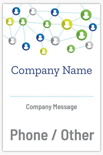 A human resources connections gray blue design for Modern & Simple