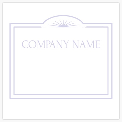 Design Preview for Elegant Acrylic Signs Templates, 6" x 6"
