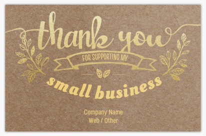 Design Preview for Design Gallery: Crafts Ultra-Thick Business Cards, Standard (85 x 55 mm)