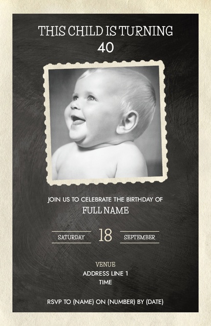 Design Preview for Design Gallery: Rustic Invitations and Announcements, Flat 11.7 x 18.2 cm
