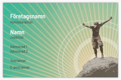 Förhandsgranskning av design för Designgalleri: Livscoach Extratjocka visitkort, Standard (85 x 55 mm)