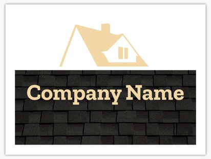 Design Preview for Roofing Plastic Signs Templates, 18" x 24"