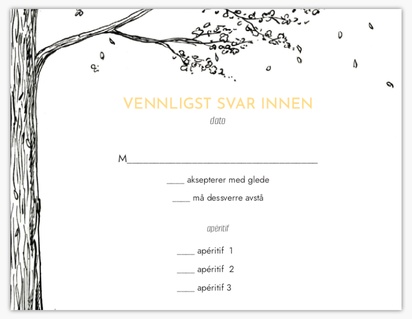 Forhåndsvisning av design for Designgalleri: Rustikk Svarkort, 13.9 x 10.7 cm