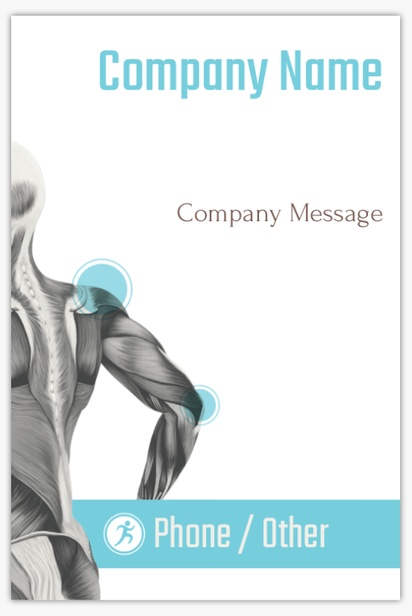A Graue physical therapist blue gray design for Modern & Simple