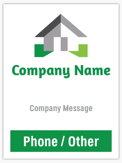 Design Preview for Property Management Plastic Signs Templates, 18" x 24"