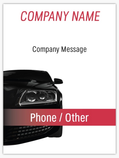 Design Preview for Auto Dealers Plastic Signs Templates, 18" x 24"